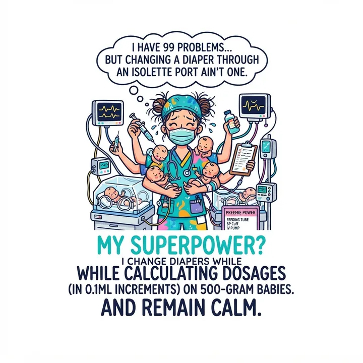 Funny Nicu Nurse Sweatshirt — Design IA
