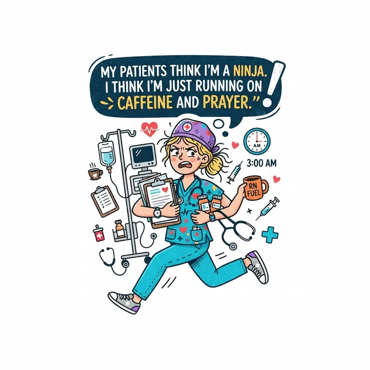 Funny Nurse Hoodies — AI design