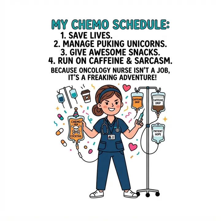 Funny Oncology Nurse Sweatshirt — KI-Design