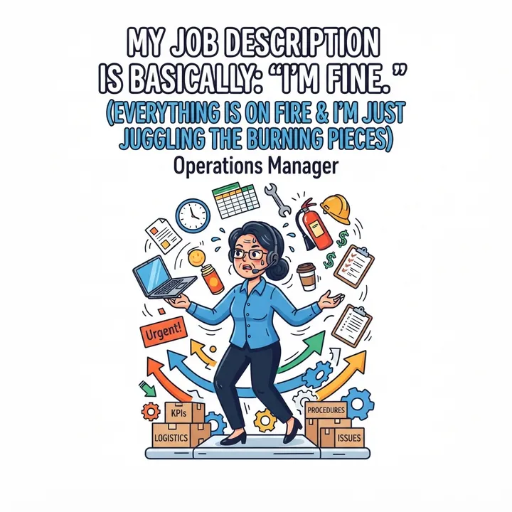 Funny Operations Manager Shirt — KI-Design