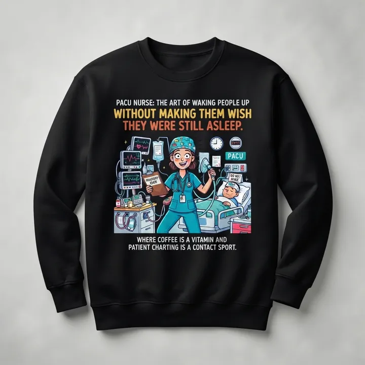 Funny Pacu Nurse Sweatshirt — Your result