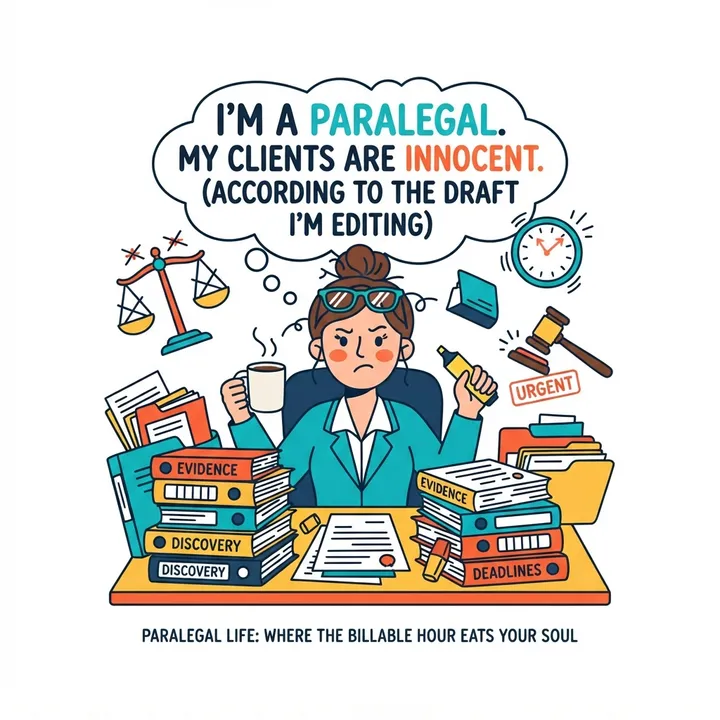 Funny Paralegal Shirts — KI-Design