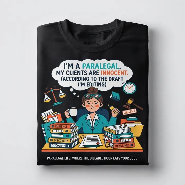Funny Paralegal Shirts — Dein Ergebnis