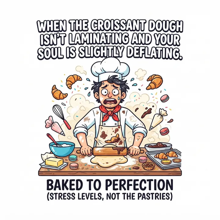 Funny Pastry Chef Shirt — AI design