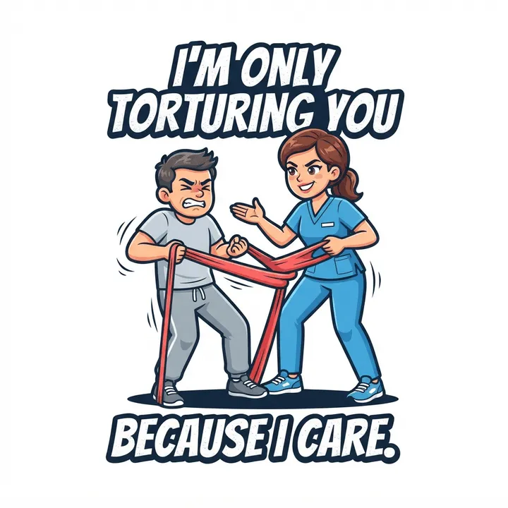 Funny Physical Therapist Shirts — KI-Design