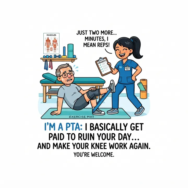 Funny Physical Therapy Assistant Shirt — KI-Design