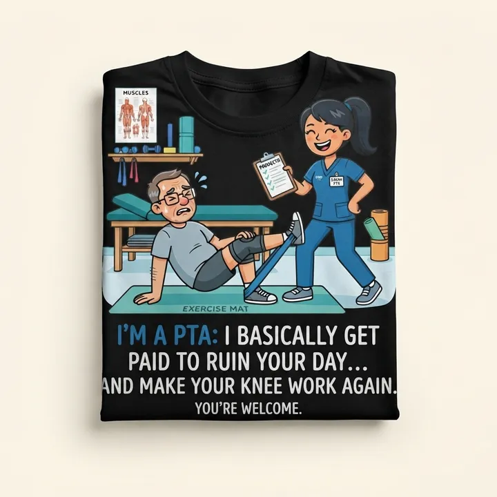 Funny Physical Therapy Assistant Shirt — Dein Ergebnis