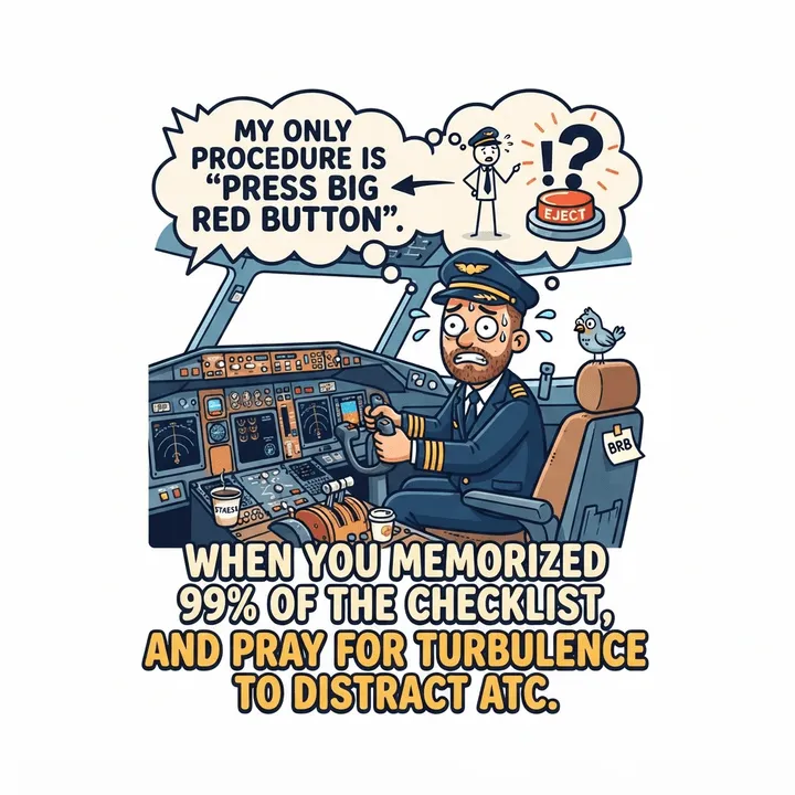 Funny Pilot Shirts — KI-Design