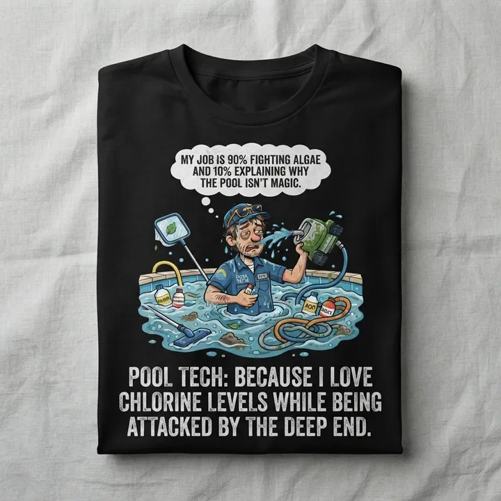 Funny Pool Tech Shirt — Seu resultado