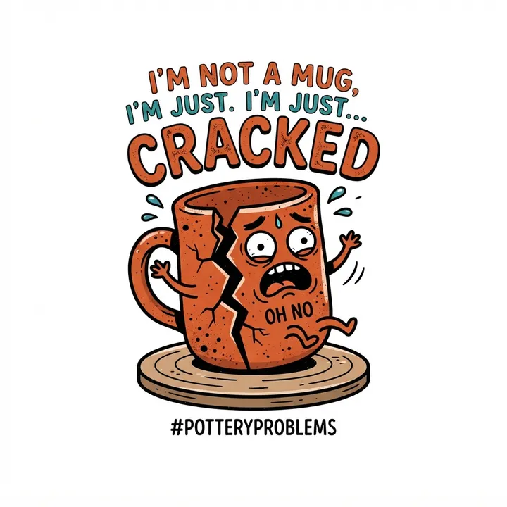 Funny Pottery Shirts — KI-Design