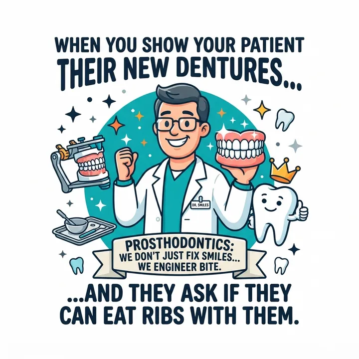 Funny Prosthodontist Shirt — AI design