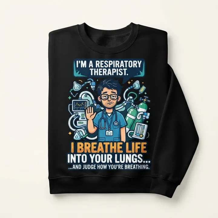Funny Respiratory Therapist Sweatshirt — Seu resultado