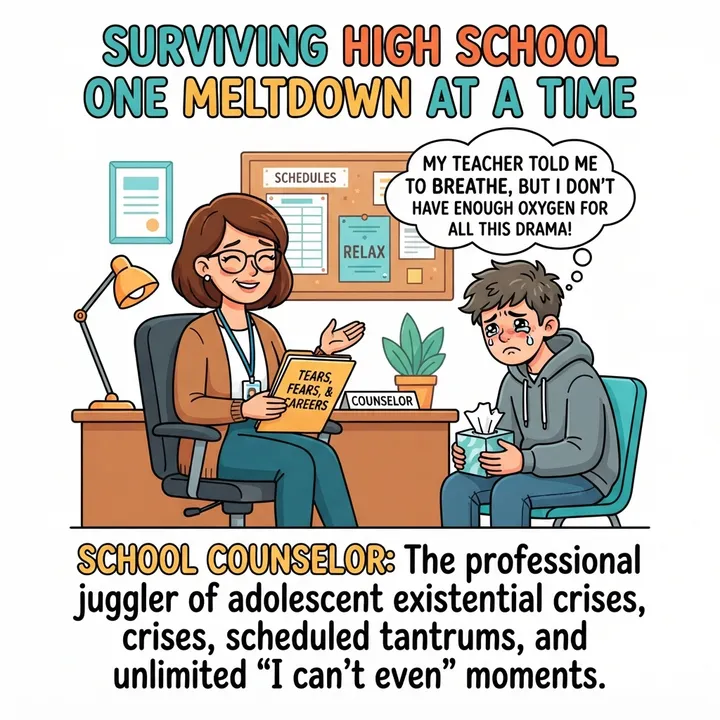 Funny School Counselor Sweatshirt — KI-Design