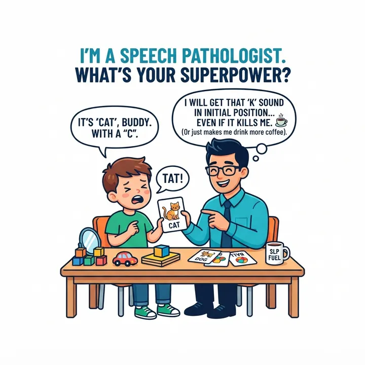 Funny Speech Pathologist Shirts — KI-Design