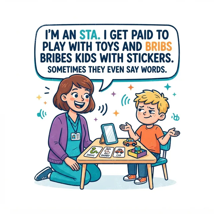 Funny Speech Therapy Assistant Shirt — Design IA