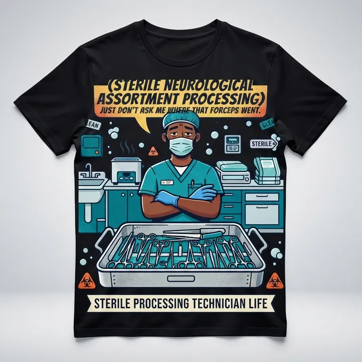 Funny Sterile Processing Technician Shirt — Seu resultado