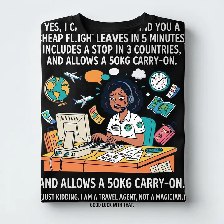 Funny Travel Agent Shirt — Dein Ergebnis