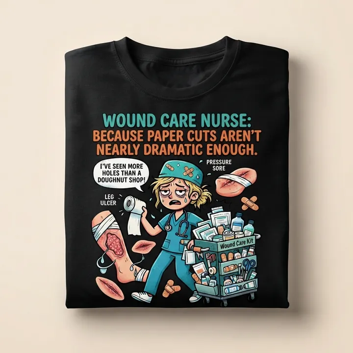 Funny Wound Care Nurse Shirt — Tu resultado