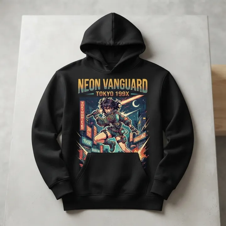Felpa con cappuccio anime vintage — Il tuo risultato