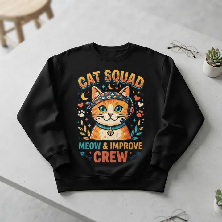 Felpa personalizzata con foto gatto — Il tuo risultato
