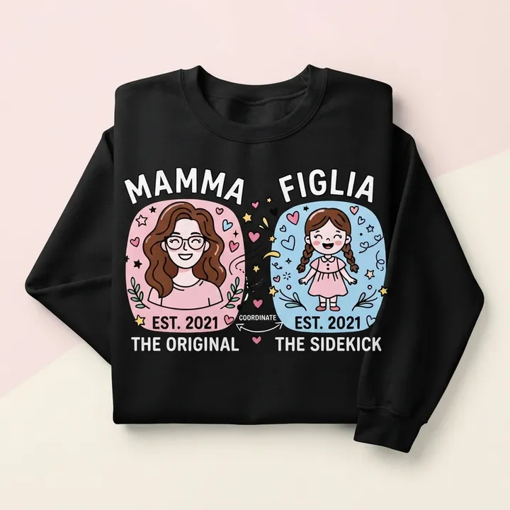 Felpe coordinate mamma e figlia — Il tuo risultato