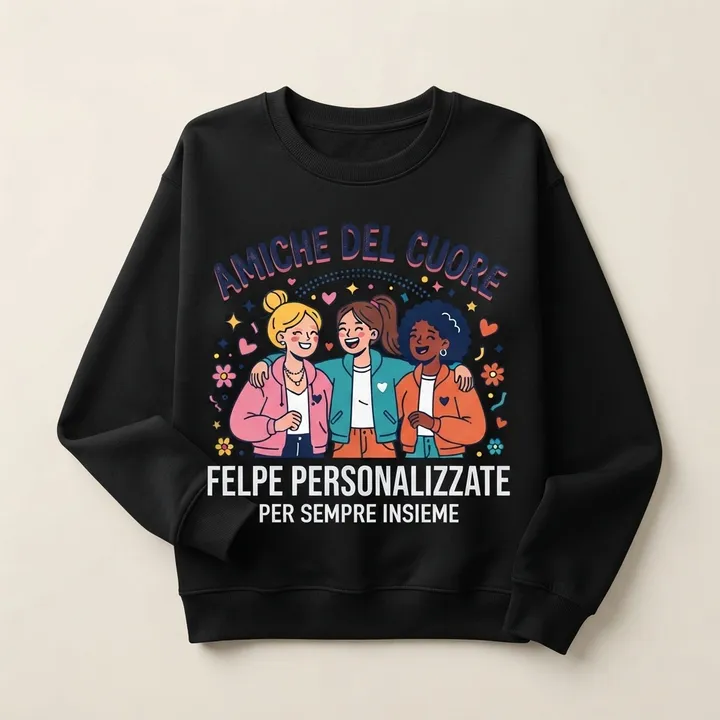 Felpe personalizzate per amiche del cuore — Il tuo risultato