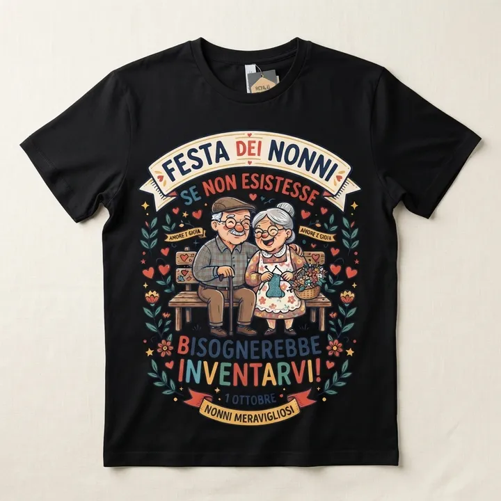 Magliette personalizzate festa dei nonni — Il tuo risultato