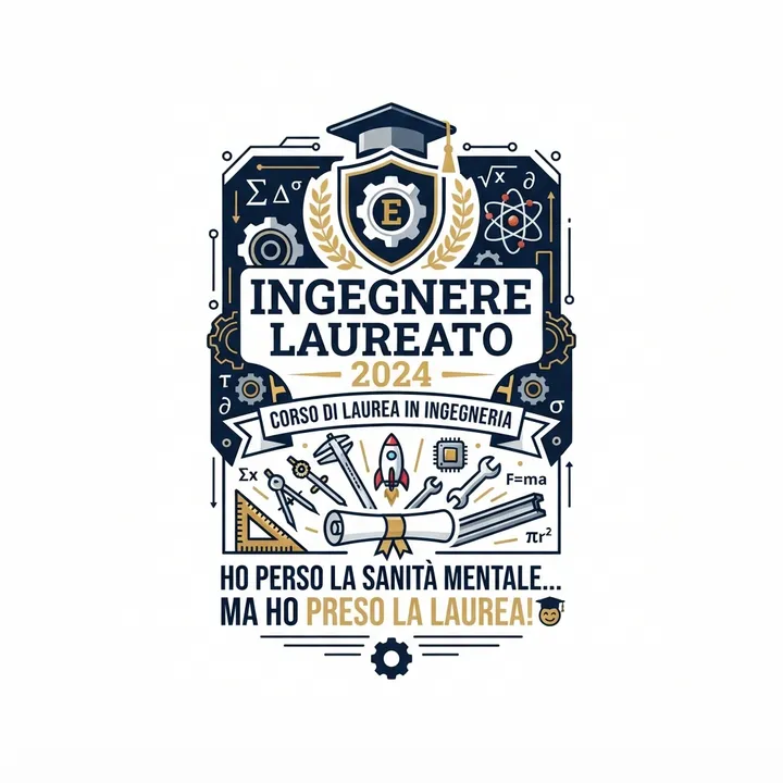 Regalo laurea ingegneria tazza — Design IA