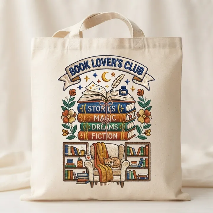 Tote bag ricamata libro — Il tuo risultato