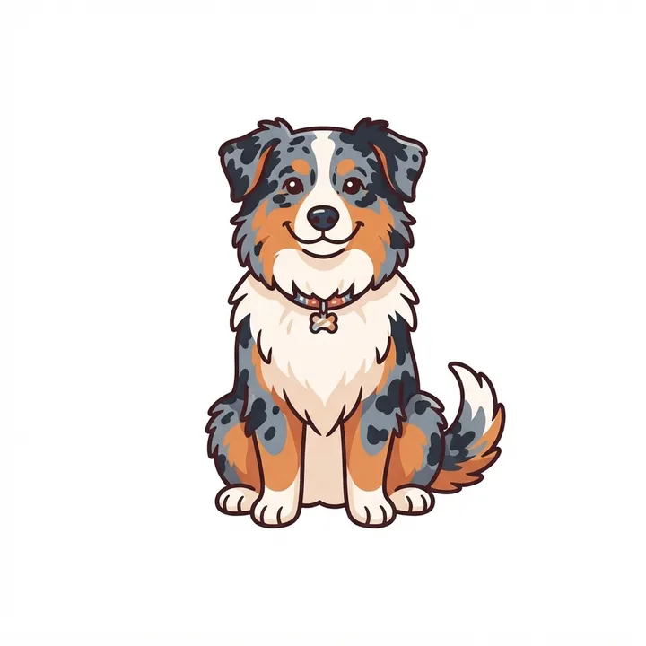 Personalized Aussie Dog Shirt — KI-Design
