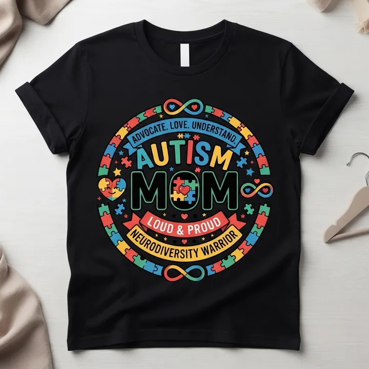 Personalized Autism Mom Shirt — Seu resultado