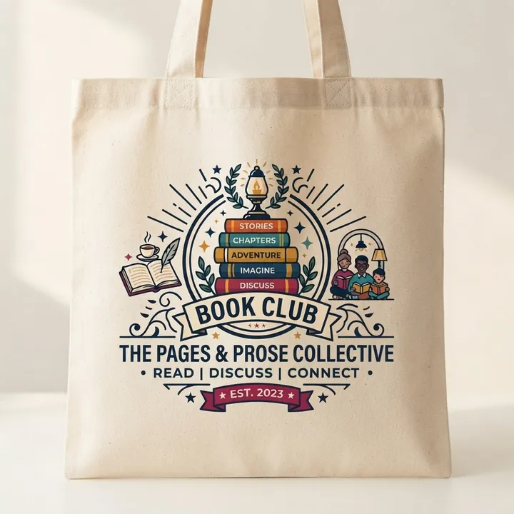 Personalized Book Club Tote — Your result