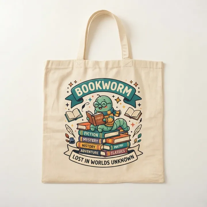 Personalized Bookworm Tote Bag — Seu resultado