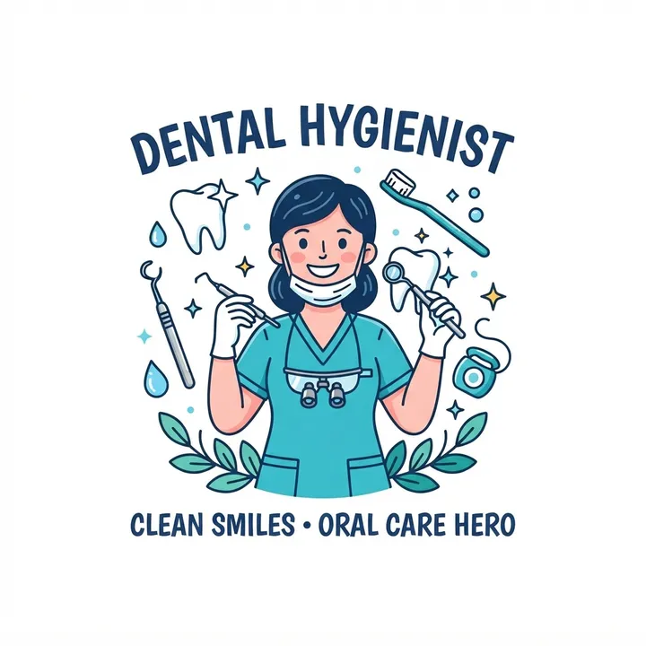 Personalized Dental Hygienist Tote — Design IA