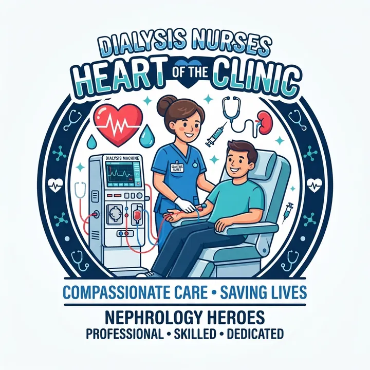 Personalized Dialysis Nurse Shirt — Design IA