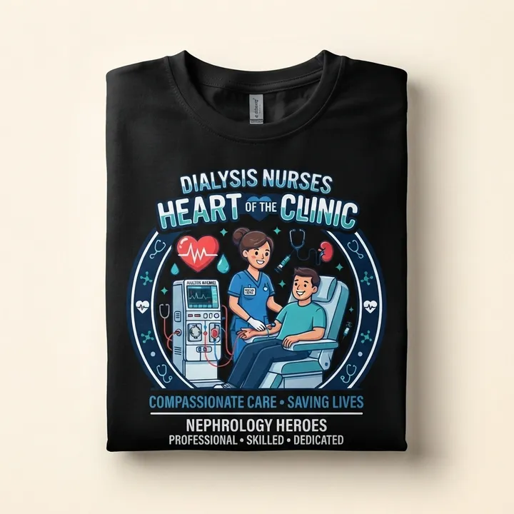 Personalized Dialysis Nurse Shirt — Votre résultat