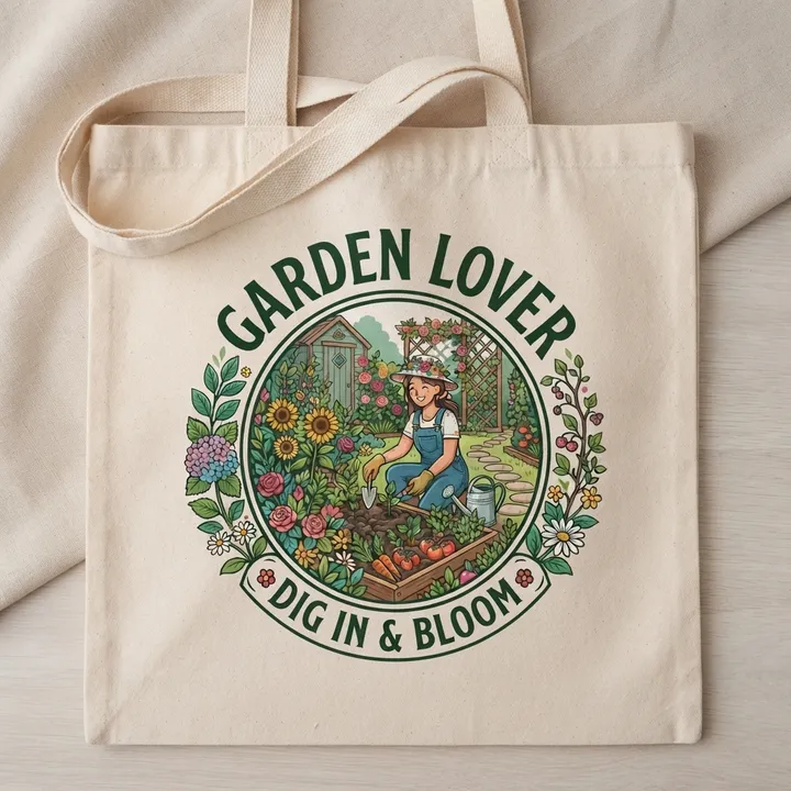 Personalized Garden Lover Tote — Il tuo risultato