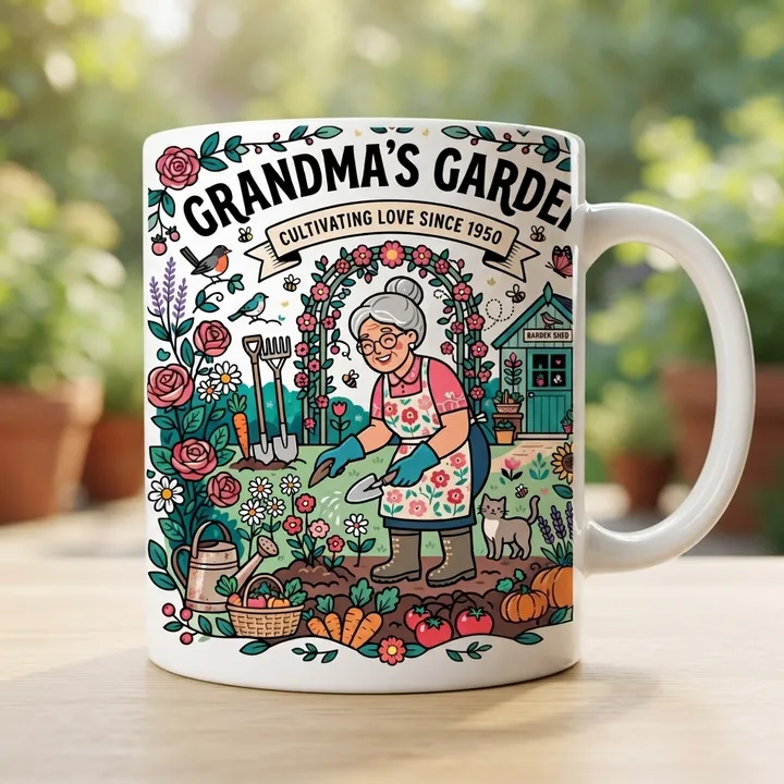 Personalized Grandma Garden Mug — Your result