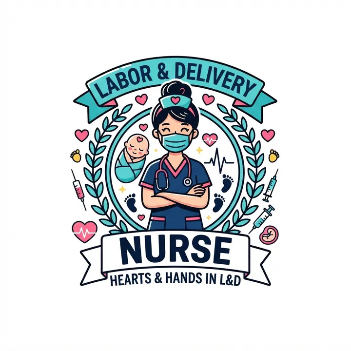 Personalized Labor And Delivery Nurse Mug — Diseño IA