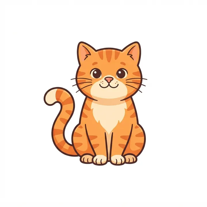 Personalized Orange Cat Mug — KI-Design