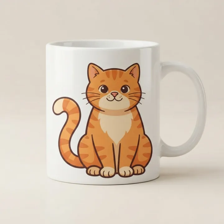 Personalized Orange Cat Mug — Dein Ergebnis