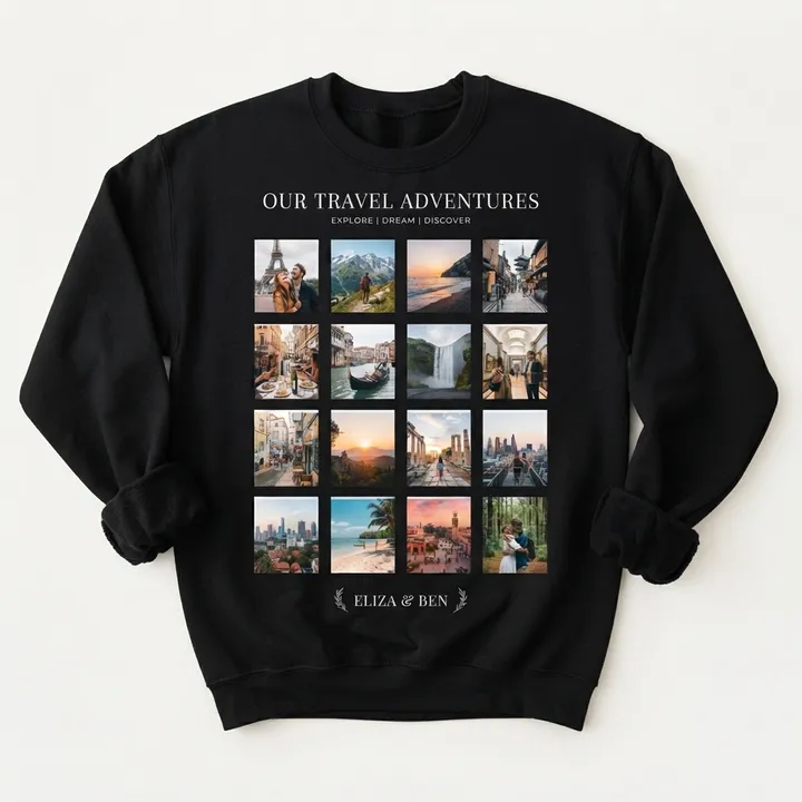 Personalized Photo Collage Sweatshirt — Your result