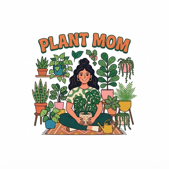 Personalized Plant Mom Mug — AI design