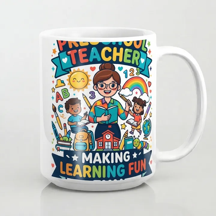 Personalized Preschool Teacher Mug — Dein Ergebnis