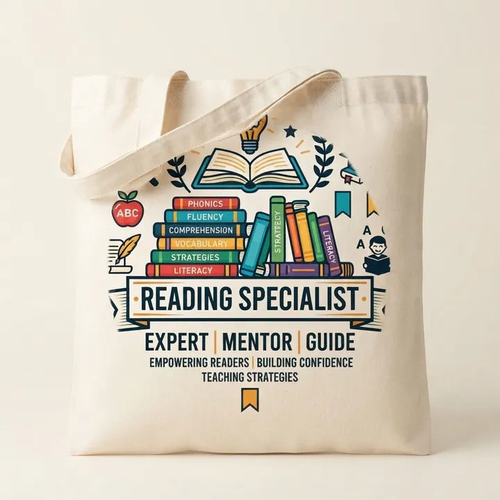 Personalized Reading Specialist Tote — Your result