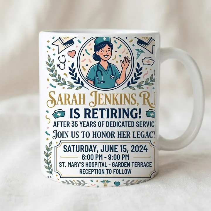 Personalized Retirement Gift For Nurse Mug — Your result