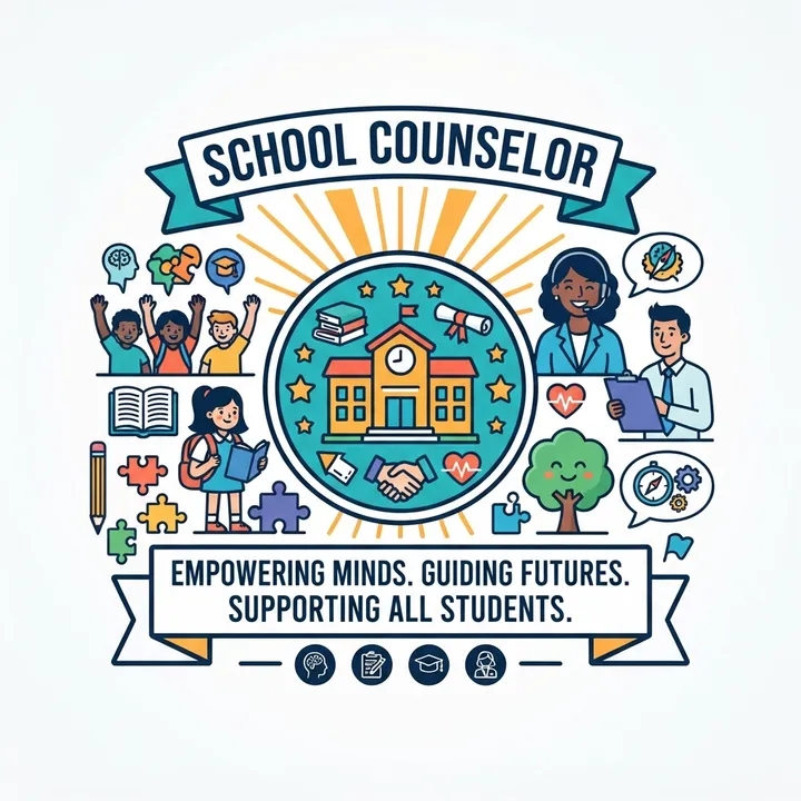 Personalized School Counselor Tote Bag — AI design
