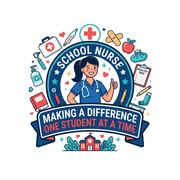 Personalized School Nurse Tote — AI design