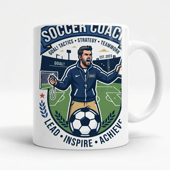 Personalized Soccer Coach Gift Mug — Your result