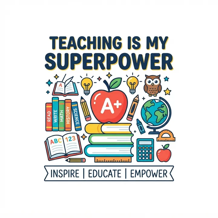Personalized Teacher Tote Bags — AI design